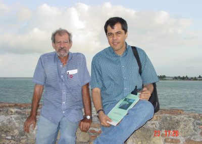 Odilon and Flavio at Fort Orange