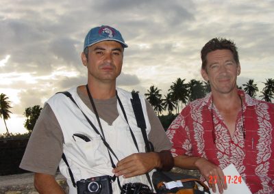 Izan Petterle and Frans Glissenaar of the National Geographic Magazine HvNMf