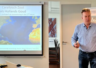 Drs. Michiel Bartels over (onderwater)archeologie van een gezonken koopvaardijschip en de Zoutvaart in de 17e eeuw, met name vanuit West-Friesland